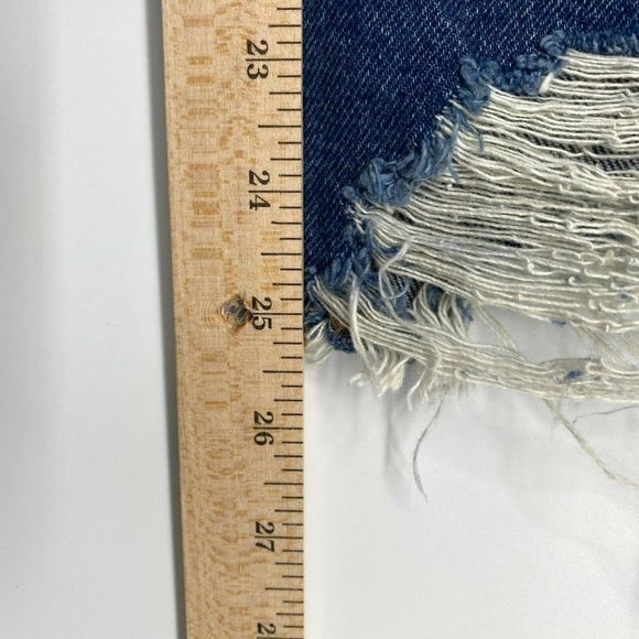 NEW Abercrombie & Fitch Annie High Rise Jeans Size 26 Ankle Straight Crop Blue - Picture 12 of 12